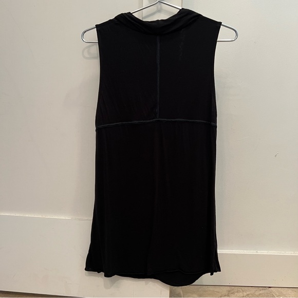 L black Improvd cowl neck tank sleeveless drape deemulmester Rick Owens - Picture 6 of 7